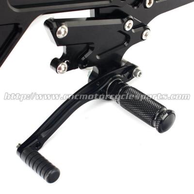 China Motocicleta Rearsets de la alta precisión para las piezas de la aduana de Kawasaki Er6n en venta