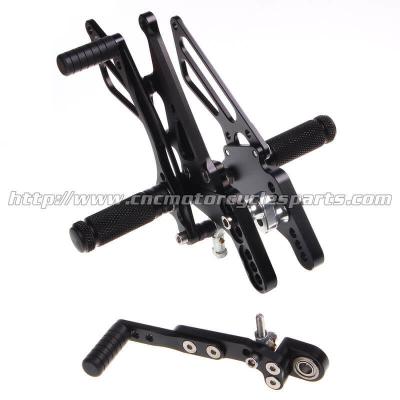 China El aluminio del CNC parte la motocicleta ajustable Rearsets para Suzuki Gsxr600 en venta