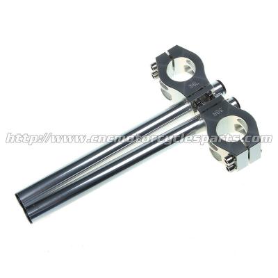 China 37mm Long Motorcycle Clip Ons Handlebars With Aluminum Alloy Material for sale