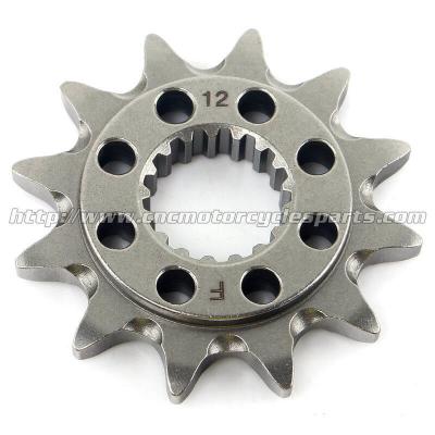 China 20 MN Steel Front Dirt Bike Chain Sprocket With Closet Tolerance And Best Teeth Profile for sale