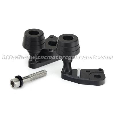 China Drop Protection Motorcycle Frame Sliders With Anodized Different Color for sale