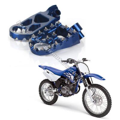 China CNC Billet Aluminium Motorcycle / Dirt Bike Foot Pegs Super Strength Yamaha Foot Pegs for sale