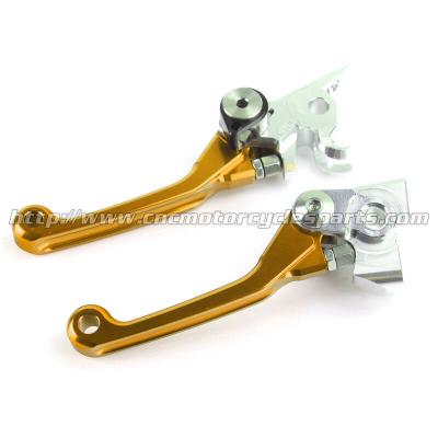 China RM RMZ 250 450 Motorcycle Brake Clutch Lever For Suzuki Motorcross Bike Gold for sale