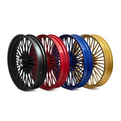 Chine la roue faite sur commande de la moto 17inch a anodisé la couleur différente pour le harley à vendre