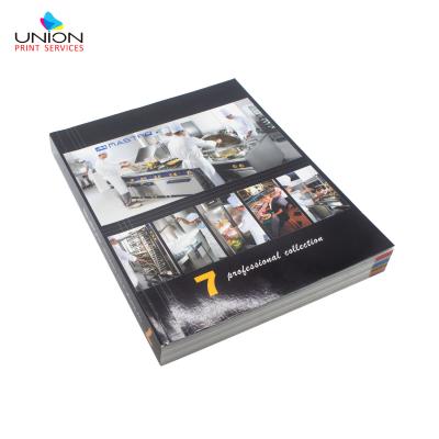 China paper & Custom Bulk Cardboard Paperback A4 Softcover Kitchen Cook Food Book Printing for sale