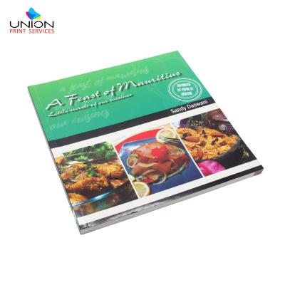 China paper & Full Color Perfect Bound Cardboard Softcover Hard Cover Case Bound Cooking Books Printing for sale