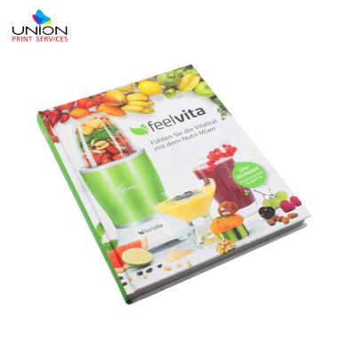 China paper & Cardboard Cover Fruits Vegetables Hard Soft Drinks Diet Recipes Cookbook Cook Books Printing for sale