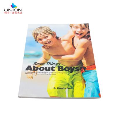 China paper & High quality cardboard pictures boy teenager magazine book printing for education for sale