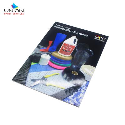 China paper & Cardboard Free Sample Bulk Printing High Quality Saddle Quilting Low Price Perfect Bound Brochures Booklets for sale