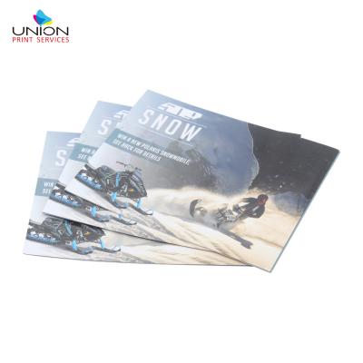 China A2 A3 A4 A5 commercial cheap custom flyer brochure menu commercial printing for sale