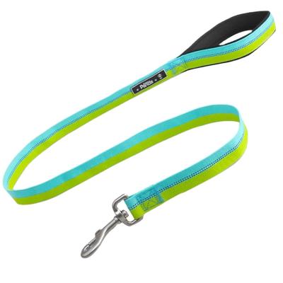 China Custom Logo Running Reflective Soft Nylon Pet Leash for sale