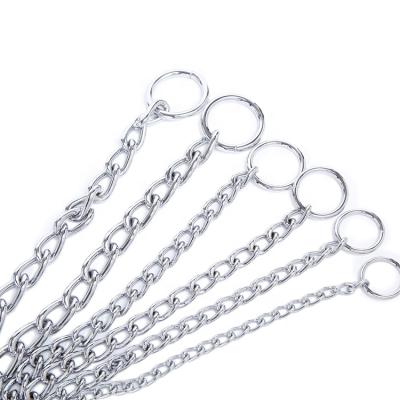 China Sustainable Wholesale Stainless Steel Welded Chain Heavy Duty Dog Collar Chain for sale