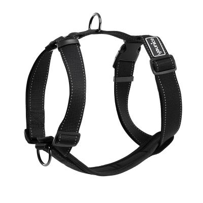 China Wholesale Newest Nylon Reflective Safety Padded Heavy Duty Dog Harness for sale