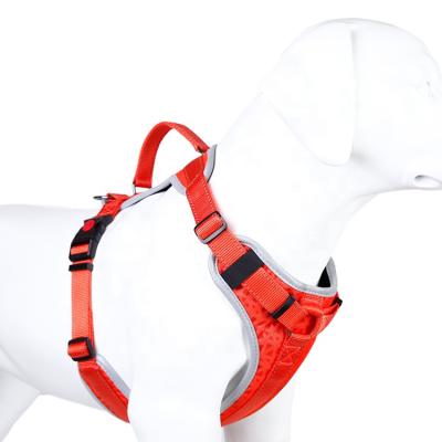 China Breathable Pet Harness Nylon Comfortable Comfortable Walking Dog Harness for sale