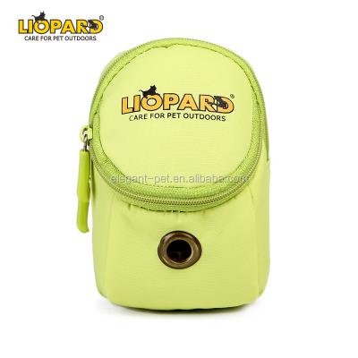 China Viable Dog Waste Pet Accessories Nylon Poop Bag Dispenser With Zipper for sale