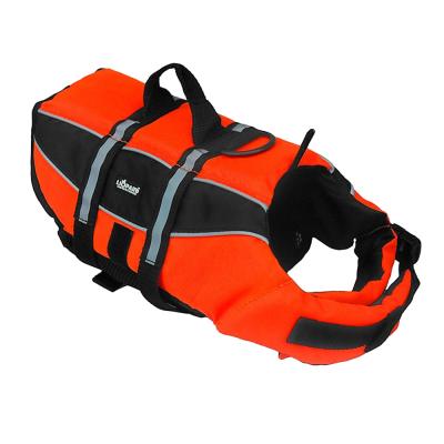 China Viable Good Quality Fashion Dog Pet Bath Life Vest Orange Dog Life Vest for sale