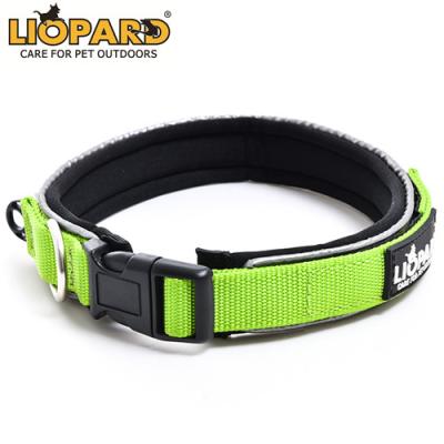 China Padded Nylon Dog Accessories Collar Pet Traction Supplies for sale