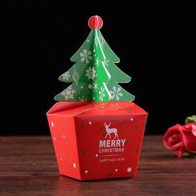 China Recyclable Customize Foldable Printing Paper Boxes Christmas Gift Boxes Sweet Candy Package for sale