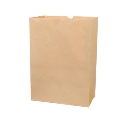 China Recyclable Cheap Kraft Brown Kraft Paper Bread Bag For Food Caterer for sale