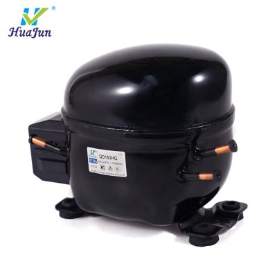 China Refrigeration Parts HUAJUN Factory In China CE ROHS Good Reliability Customized Small Black Marine R134a Refrigeration Compressor With Various Size for sale