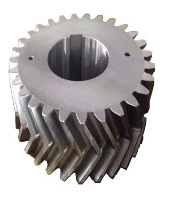 China Customized Steel Forged  Gears 42CrMo4 Pinion Herringbone Helical Gear for sale