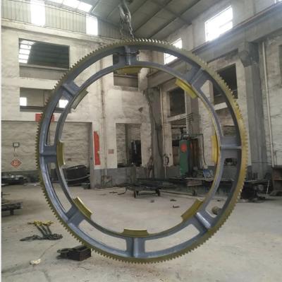 China Forged Anti Rust Steel Big Ring Gear Heat Treated Circular Shape for sale