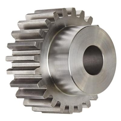 China High Precision Metal Straight Cut Spur Gears Customizable Various Sizes for sale