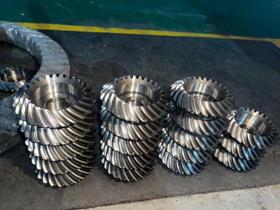 China High Wear Resistance Large Bevel Gear For Crusher Low Noise Easy Installation for sale