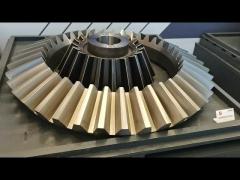 High Strength Steel Straight Bevel Gear With HRC 58-62 Hardness