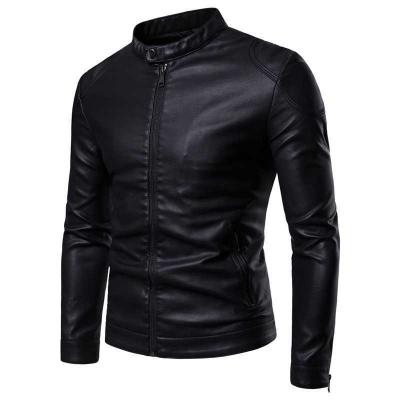 China Best Selling Hot Selling Men's Winter QUICK DRY Product Leather Jackets Slim Customized Design for sale