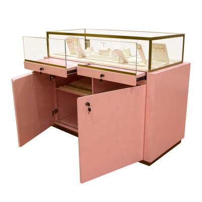 China Eco - Friendly Manufacture Watch Jewelry Display Cabinet Jewelry Shop Furniture Showcase For Jewelry for sale