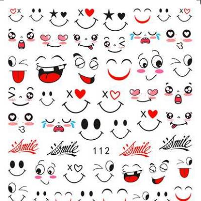 China EB97-112 environmental protection nail stickers classic cartoon character nail stickers children new cartoon children star nail stickers for sale