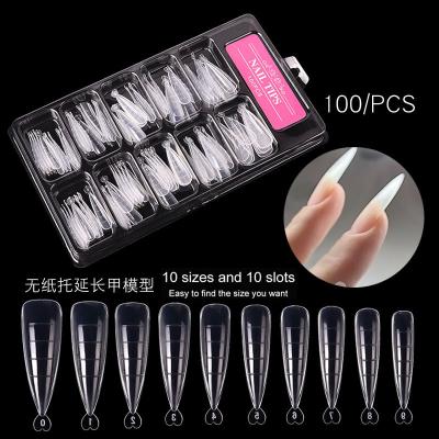 China French Calibrated Nail Quick Phototherapy Crystal Extended Nail Sheet 100 Crystal Nail Sheet Mold for sale