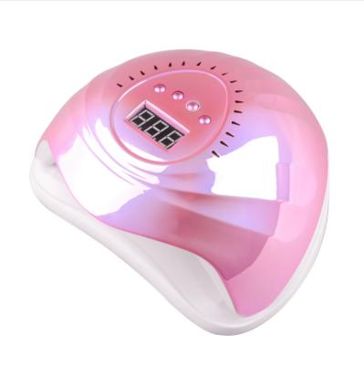 China Smart Plastic Induction Manicure LED/UV Lamp Three Timing Light Therapy Machine Nail Polish Glue Baking Lamp for sale