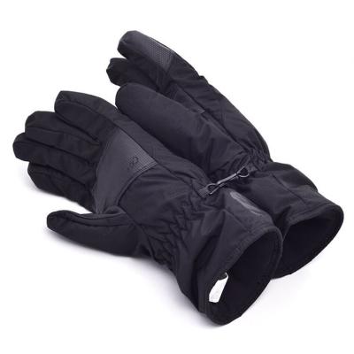 China Winter Ski Gloves Golve Ski Golve Black Gray Color Five Fingers Waterproof Warmful for sale