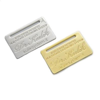 中国 High Quality Custom Engraved Brand Logo Metal Label Plates Eco-Friendly/High Quality/Cheap Price 販売のため