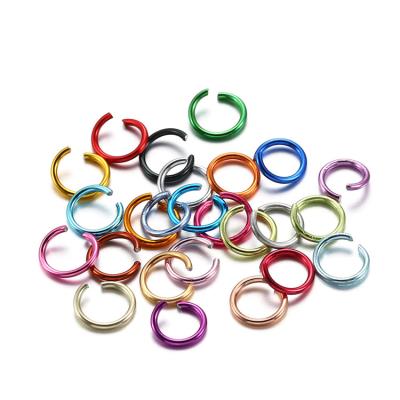 China High Quality Colored Aluminum Metal Ring Slit Ring Jump Ring zu verkaufen