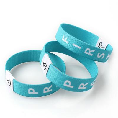 China Fashionable String Woven Polyester Woven Wristband Marathon Stretch Wrist Elasticwrist Lanyard à venda