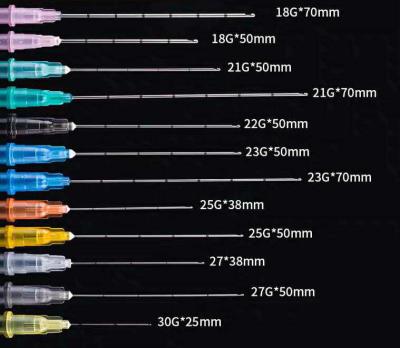 China Het beschikbare Cannula van Schoonheids Huidvullers Medische Roestvrije staal van de Gezichtslift steriliseerde Botte Micro- Cannula Te koop