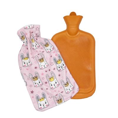 China Amazon Hot Selling Heater Bag Keep Warm Waterproof Scratch Small Silicone Explosion-proof Anti-scalding Rubber Hot Water Bottle Bags Cover for sale