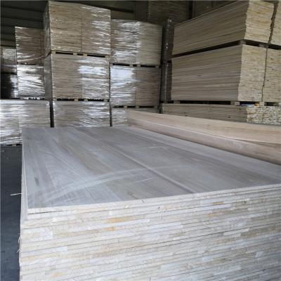 China Sanded Exterior Paulownia Jointed Board AA Grade Solid Wood Paulownia Wood Panel for sale