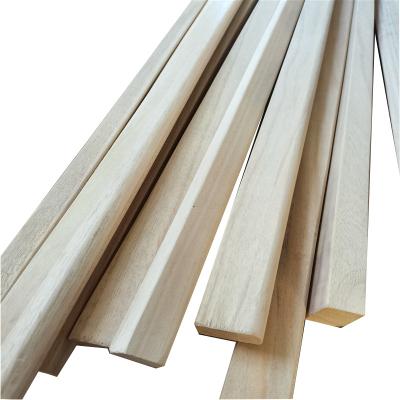 China Exterior Chinese Paulownia Lath Sanded Solid Wood Panel For Furniture for sale