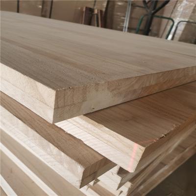 China Various Specifications Modern Paulownia Wood Sheets Drawer Panels Paulownia Wood Furniture Wood Panel for sale