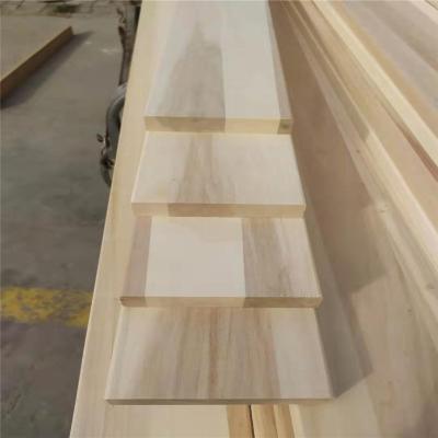 China Contemporary Solid Bleached Bed Poplar Furniture Panel Timber Poplar Solid Bleached Poplar Slats for sale