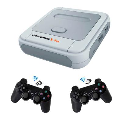 China Retro Support Multi Players WiFi Super X Console Pro With 2.4G Wireless Controllers 4K HD TV Video Game Consoles For PSP/N64/DC/PS for sale