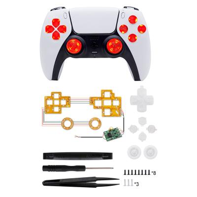 China LED KIT For PS5 Controller Luminated D-pad Thumbstick Share Option Home Face Buttons 6 Colors DIY LED Kit For PS5 Controller Joystick for sale