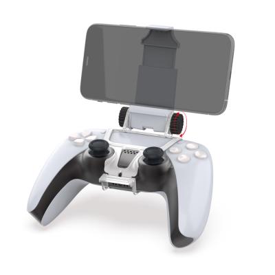 China ABS For PS5 Gamepad Controller Smart Phone Cellphone Holder Mount Bracket Clamp Holder Game Accessories for sale