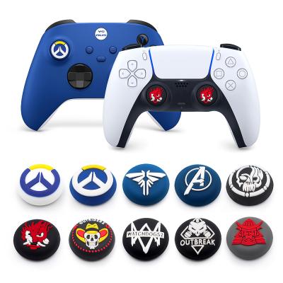 China Silicone Stylish Thumb Grips Cover Thumbstick Covers Analog Stick Cover For PS5 For Xbox Series Wireless Controller Gamepad for sale