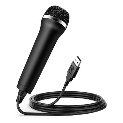 China Handheld Microphone USB Wired Microphone High Performance Karaoke MIC for PS5 PS4 for Nintendo Switch for Wii U for Xbox PC Computer for sale