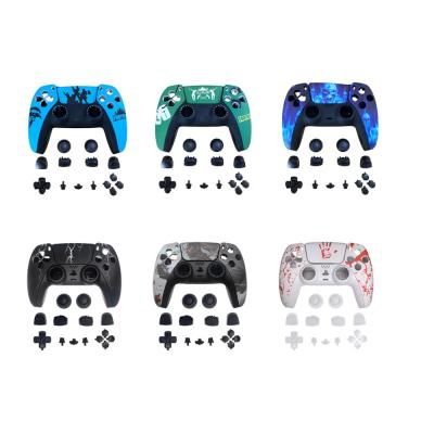 China Shell Housing For PS5 Controller Custom Designs Full Set Housing Shell Case Cover Faceplate Decoration Shells Buttons For PS5 Controller Joystick DIY Accessories for sale